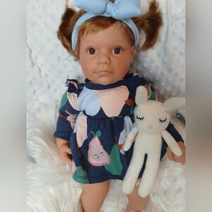 VinylCloth Lee Middleton Reva Shick Reborn Style Doll Collectable 90s vintage